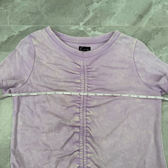 Girls’ Art Class Ruched Acid Wash Short Sleeve Top Size XL 14/16 - Picture 15 of 16